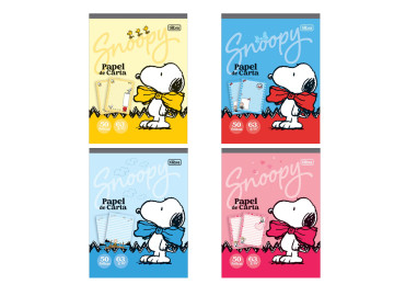 PAPEL CARTA SNOPY C/50F.