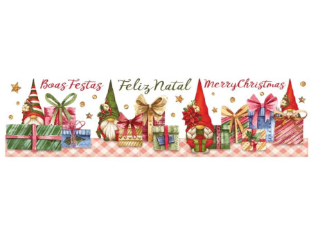 TRANSFER TEXTIL BARRA BOAS FESTAS