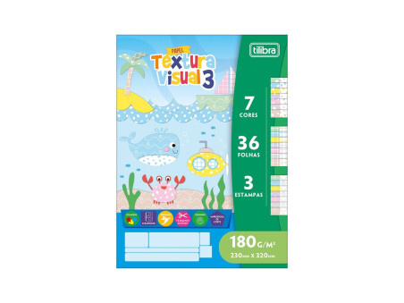 PAPEL TEXTURA VISUAL 07 CORES 36F.III