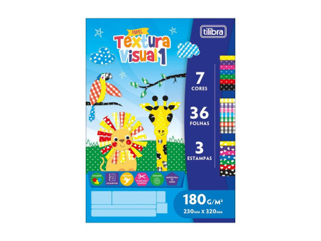 PAPEL TEXTURA VISUAL 07 CORES 36F.