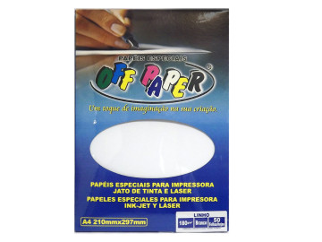 PAPEL A4 LINHO BRANCO...