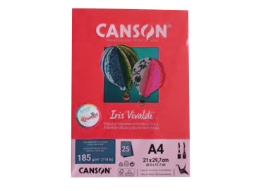 PAPEL A4 COLOR VERMELHO...