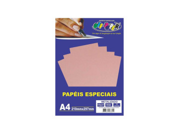 PAPEL A4 METALIZ.ROSA...