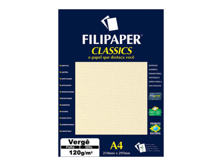 PAPEL A4 VERGE PAL 180G.50F.
