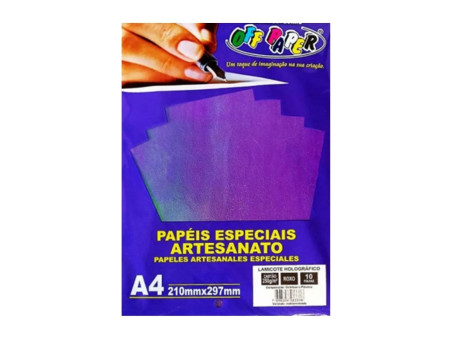 PAPEL LAMICOTE HOLOGR.RX.250G.A4 10F.