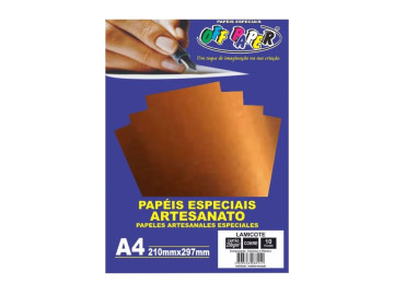 PAPEL LAMICOTE COBRE...