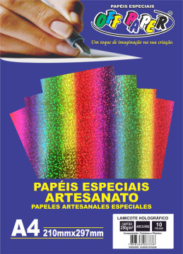 PAPEL LAMICOTE HOLOGR.ARCO...
