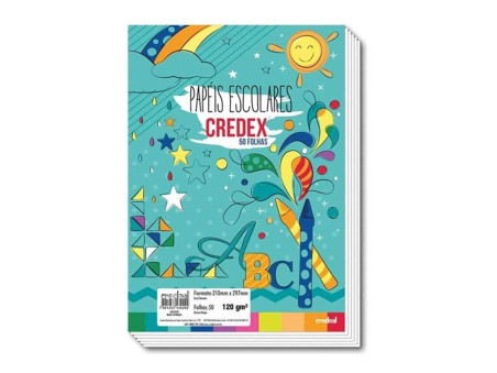 PAPEL A4 BRANCO CREDEX 120G.40G.C/50