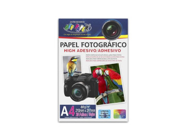 PAPEL FOTO ADESIVO A4...