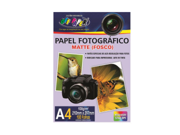 PAPEL FOTO MATTE FOSCO A4...