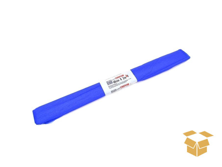 PAPEL CREPON AZUL ROYAL 48CMX2MTS.C/40