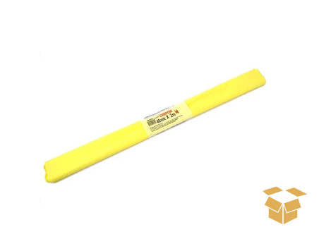 PAPEL CREPON AMARELO 48CMX2MTS C/40