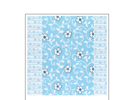 PAPEL CONT.FLORES E FOLHAS 2-10M.60MIC