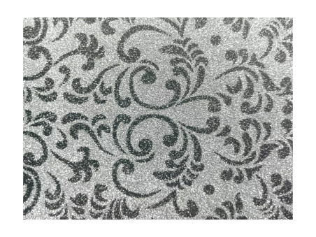 PAPEL CONT.ARABESCO PRATA 15M.80MIC.PVC