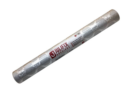 PAPEL CONT.BRILHO CIRC.PR.10M. 90MIC.PVC