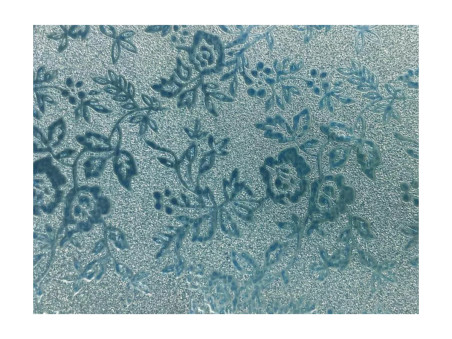 PAPEL CONT.BRILHO FLO.AZ.10M.100MIC.PVC