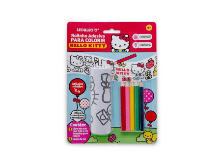 ROLO ADESIVO P/COLORIR 1,1M.HELLO C/6LP