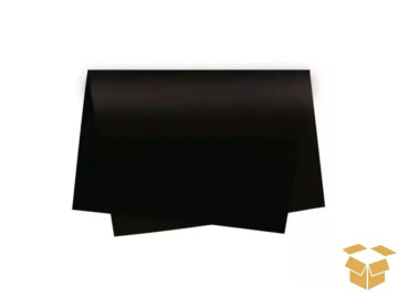PAPEL SEDA PRETO 60X48CM C/100