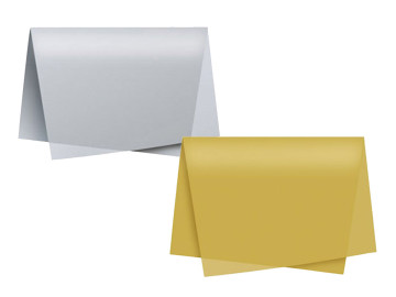PAPEL SEDA VX.CORES PRATA/OURO