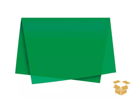 PAPEL SEDA VERDE BANDEIRA 60X48CM.C/100
