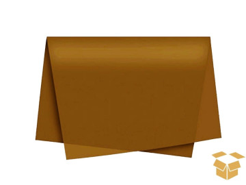 PAPEL SEDA MARROM C/100