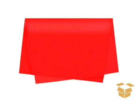 PAPEL SEDA VERMELHO 50X60 ART FLOC C/100