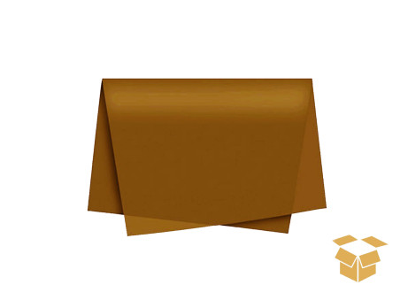 PAPEL SEDA MARROM 60X48CM.C/100