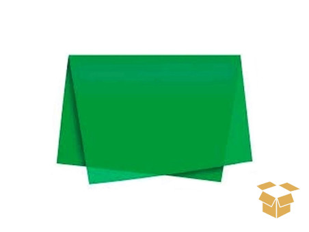 PAPEL SEDA VERDE FOLHA 60X48CM.C/100