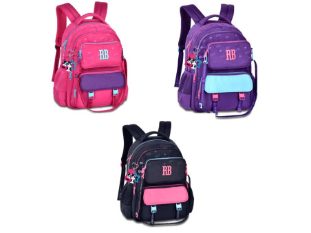 MOCHILA REBECCA BONBON CORES NT.43CM.3D