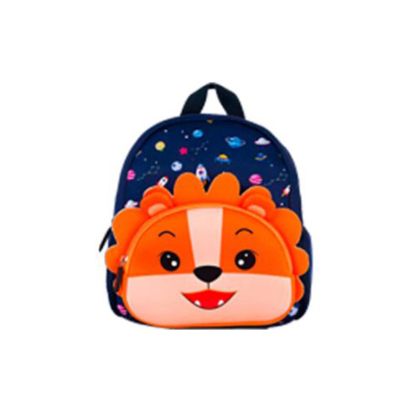 MOCHILA NEOPRENE LEAO COLORIDO 30CM.1D