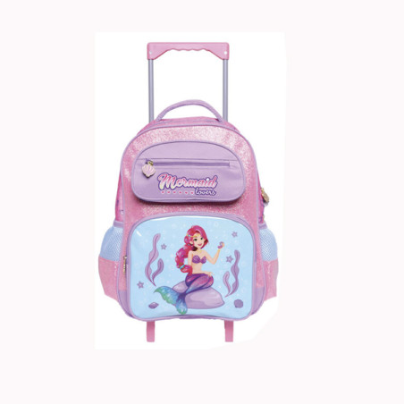 MOCHILA CAR.MERMAID SEREIA 38CM.1D