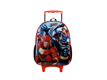 MOCHILA CAR.LIGA DA JUSTICA 40CM.AZ/VM1D