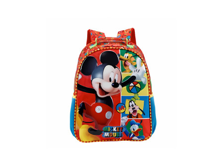 MOCHILA MICKEY 40CM.VM/AZ.1D.