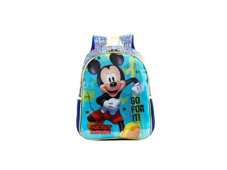 MOCHILA MICKEY 35CM.AZ/AM.1D.