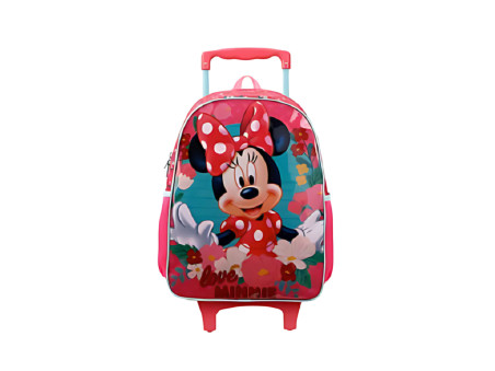MOCHILA CAR.MINNIE 35CM.RS.1D.
