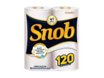 PAPEL TOALHA ROLO SNOB...