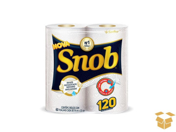 PAPEL TOALHA ROLO SNOB...