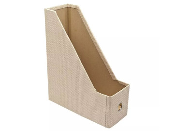 PORTA REVISTA DELLOGIFT BEGE