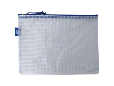 MALOTE PLASTICO TELADO 22X29 AZUL-AV.