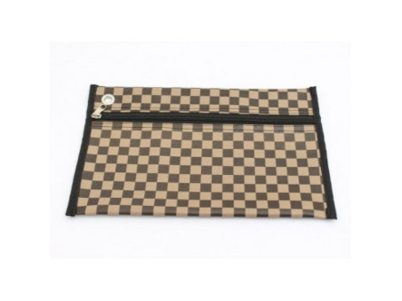 MALOTE MEIO OFICIO MARROM/BEGE