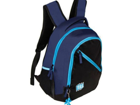MOCHILA YES PRETO/AZUL 42CM.1D.