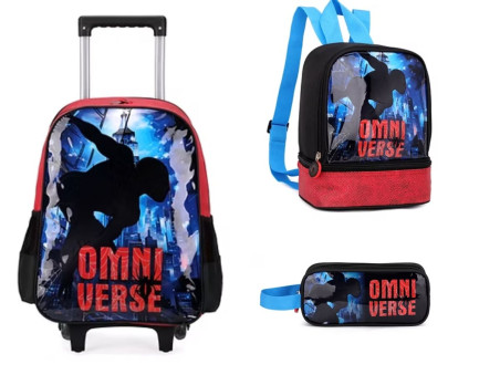 KIT MOCHILA CAR+LANCHEIRA+EST-OMINIVERS