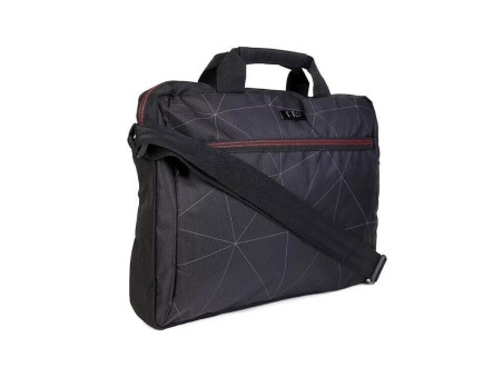 PASTA EXEC.LAPTOP PRETA 26CM.1D.