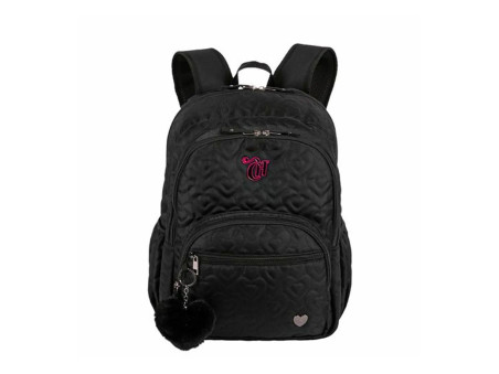 MOCHILA CAPRICHO CRUSH NT.PT+CHV.42CM.2D