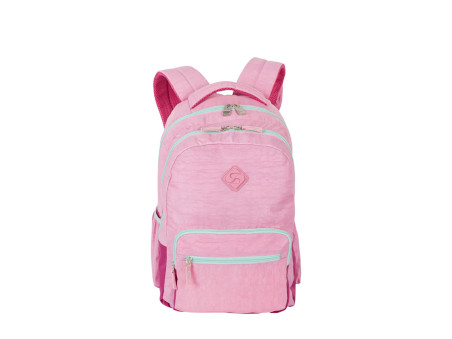 MOCHILA COLLEGE CRINKLE PINK 45CM. 2D.