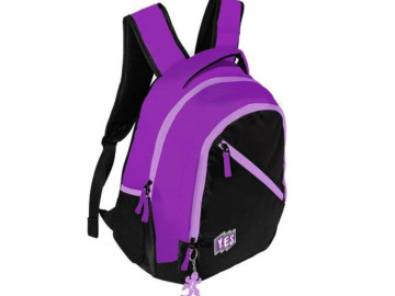 MOCHILA YES LILAS/PRETA...