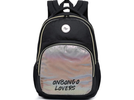 MOCHILA ONBONGO PRETA NT.2D.44CM.