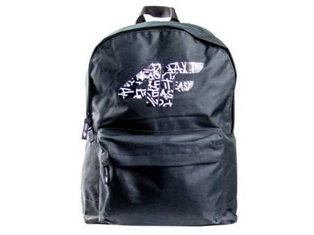 MOCHILA YES PRETA LONA 40CM.1D.