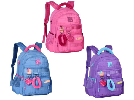 MOCHILA REBECCA BONBON CORES NT.44CM.2D.