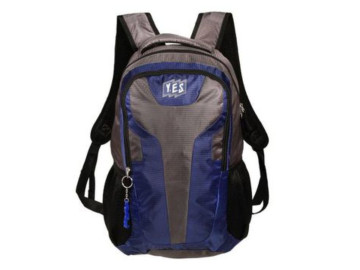 MOCHILA YES AZUL/CINZA...